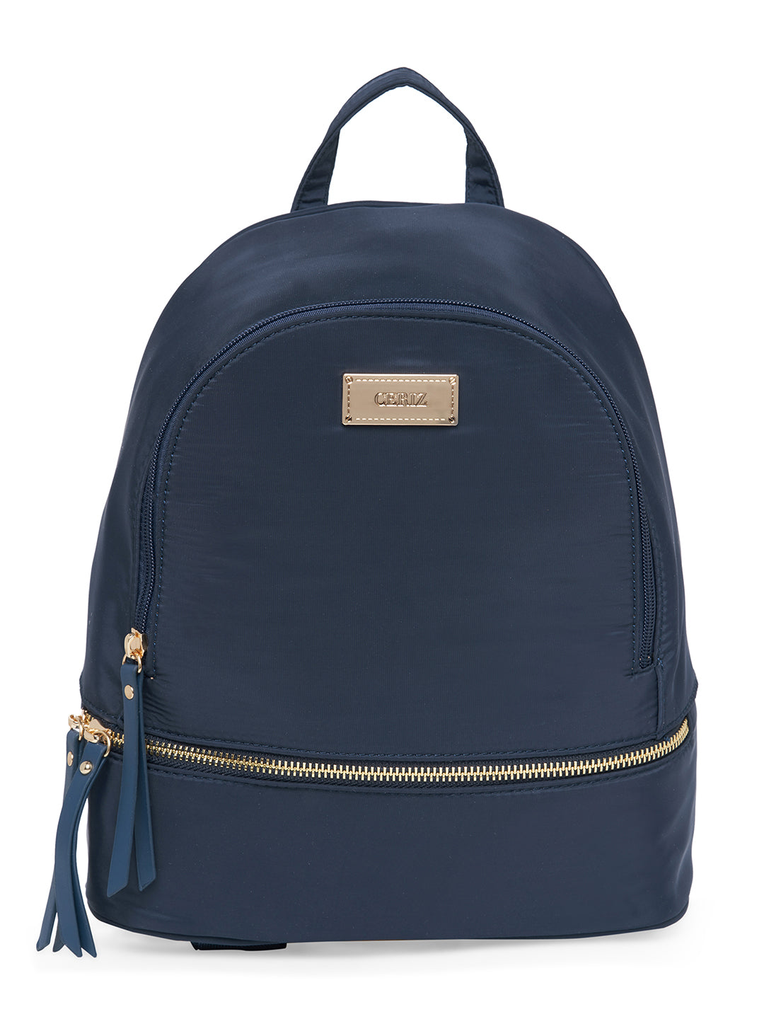 Women Navy Blue Backpack