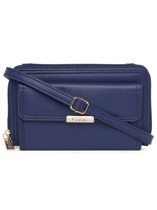 Women Navy Blue Wallet