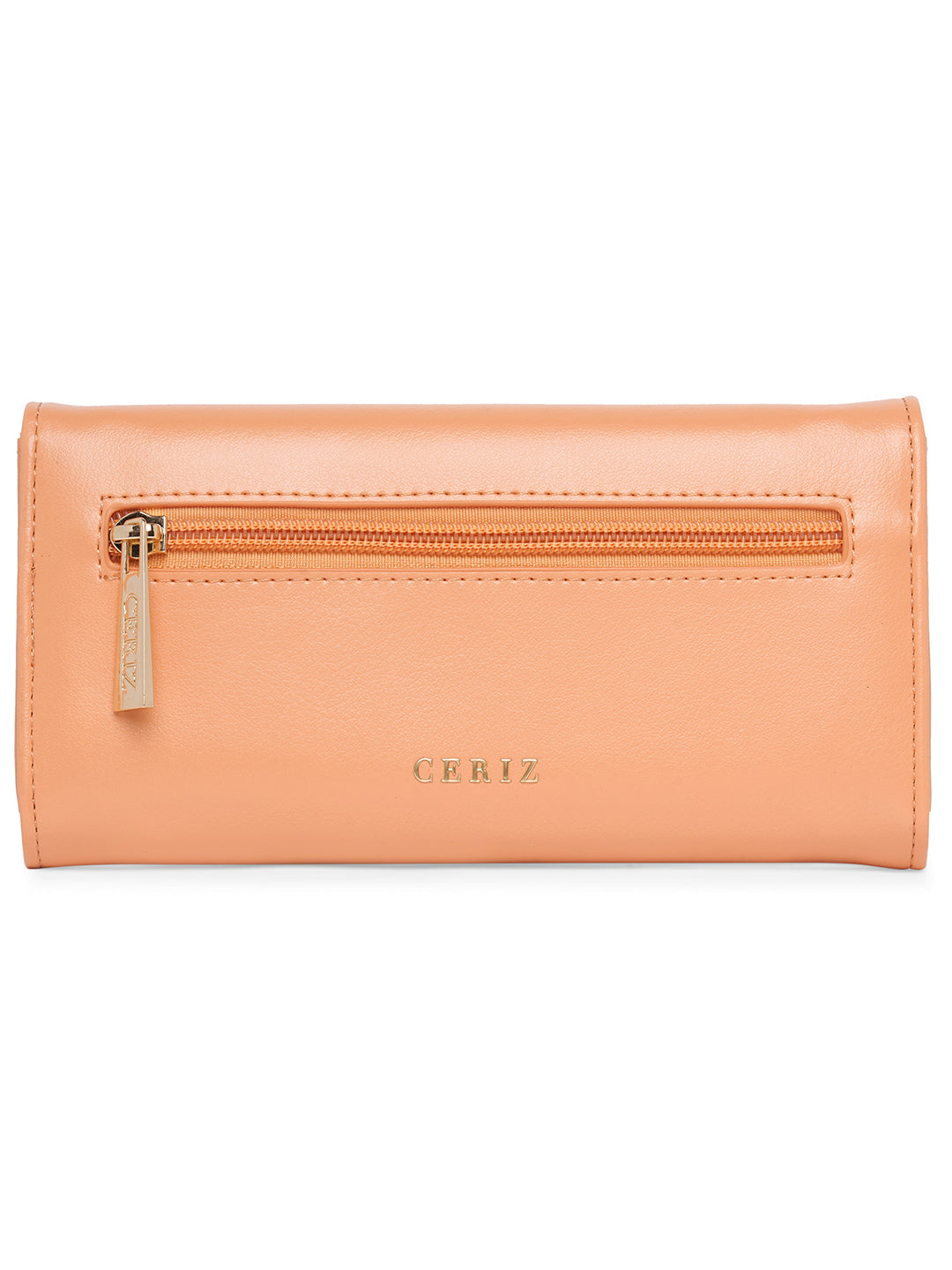 Women Peach Solid Wallet