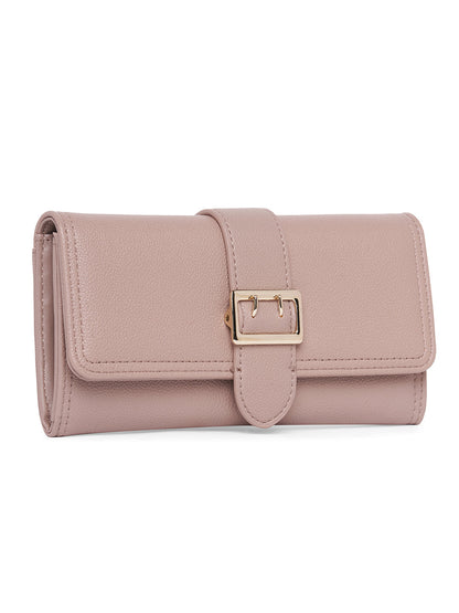 Women Beige Textured Wallet