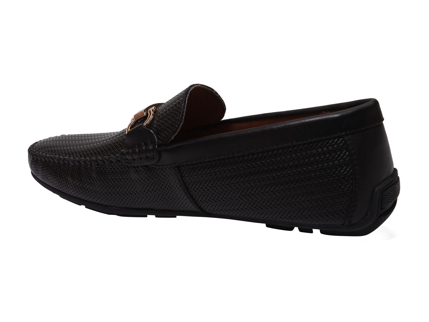 Footwear, Men Footwear, Black Driving Shoes