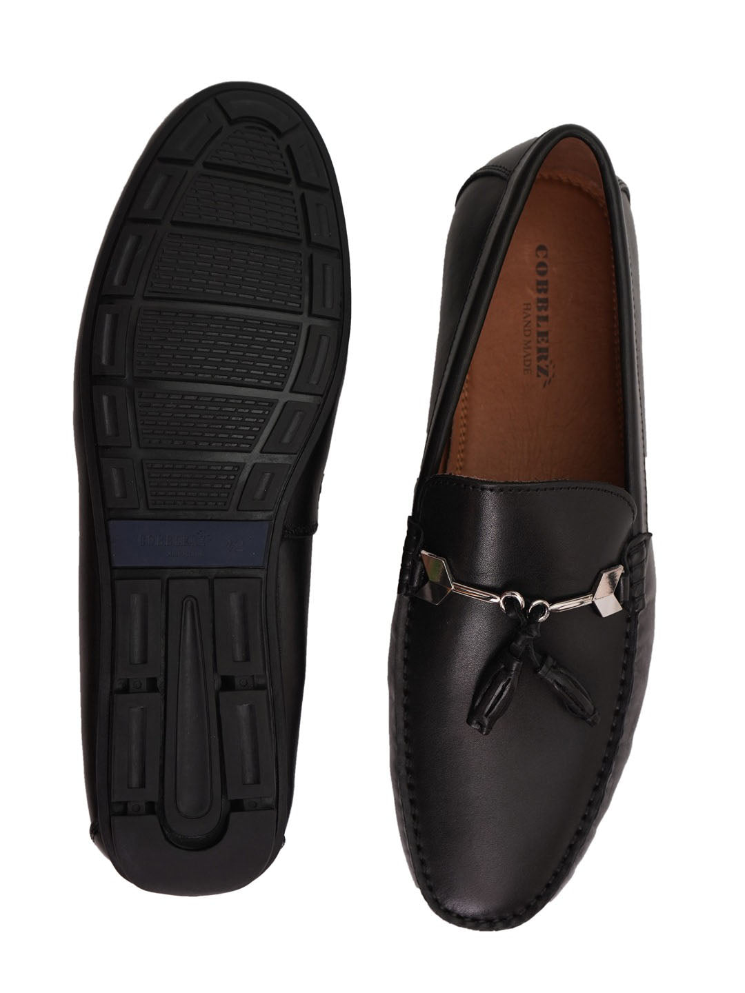 Footwear, Men Footwear, Black Driving Shoes