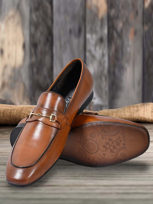 Footwear, Men Footwear, Tan Formal Loafers