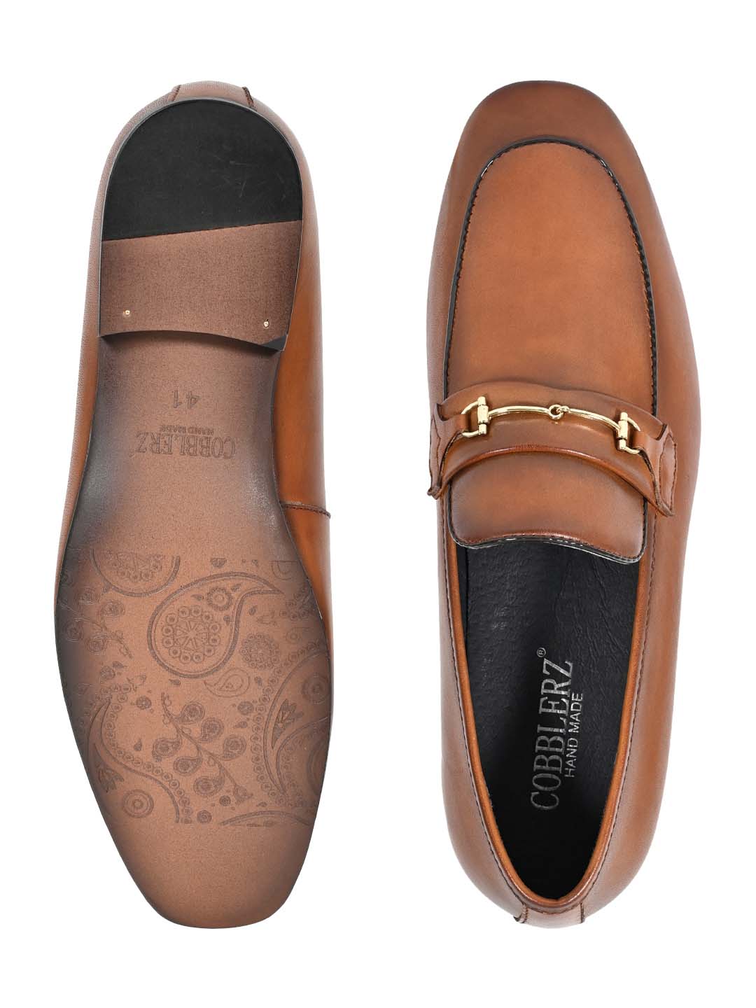 Footwear, Men Footwear, Tan Formal Loafers