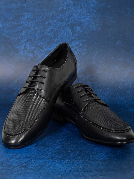 Footwear, Men Footwear, Black Derby Formal Shoes