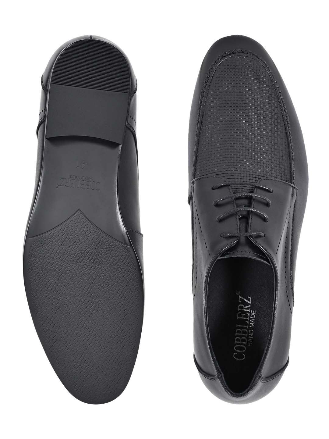 Footwear, Men Footwear, Black Derby Formal Shoes