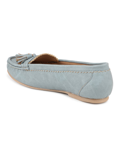 Footwear, Women Footwear, Light Blue,Moccasins