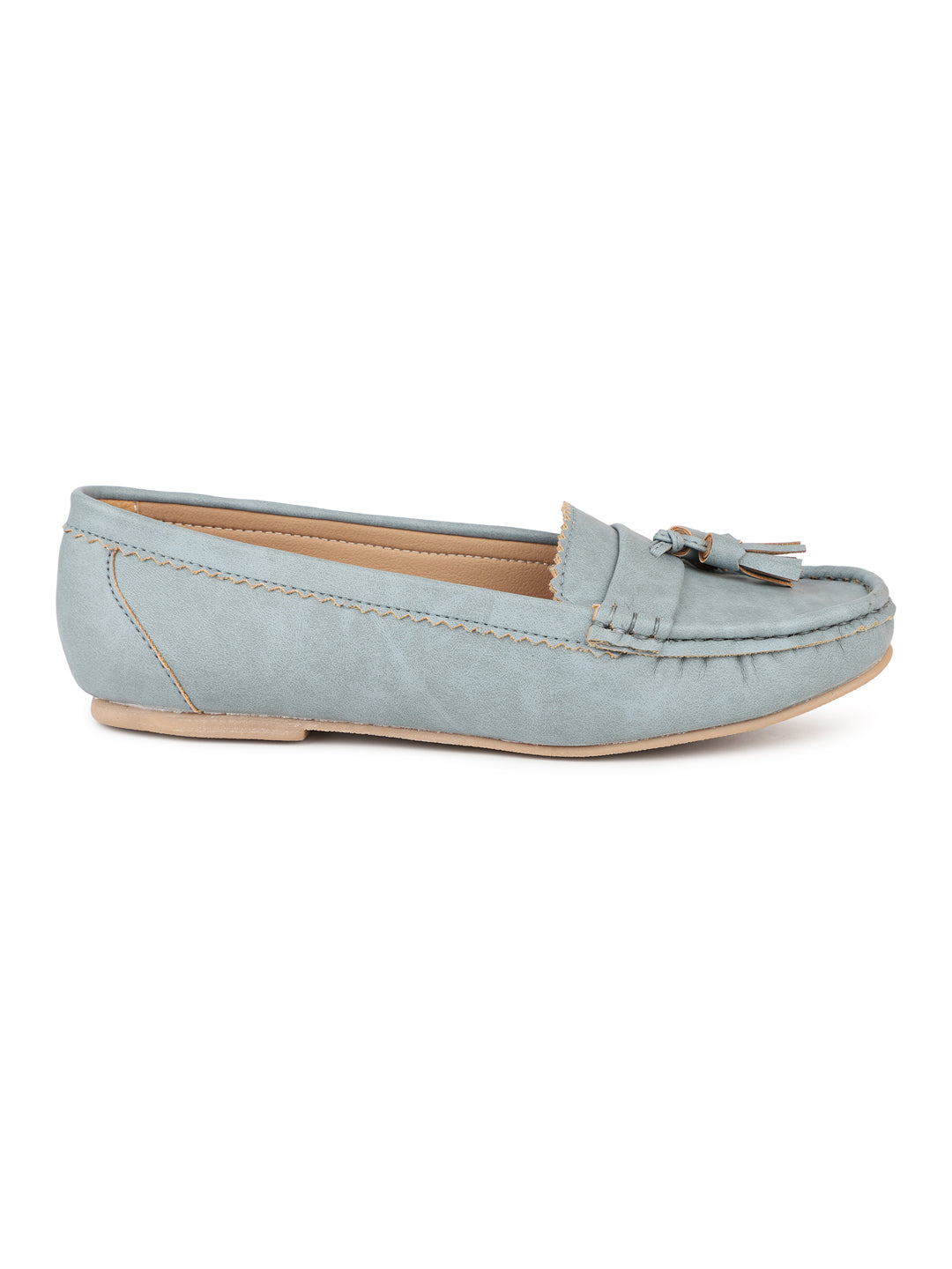 Footwear, Women Footwear, Light Blue,Moccasins