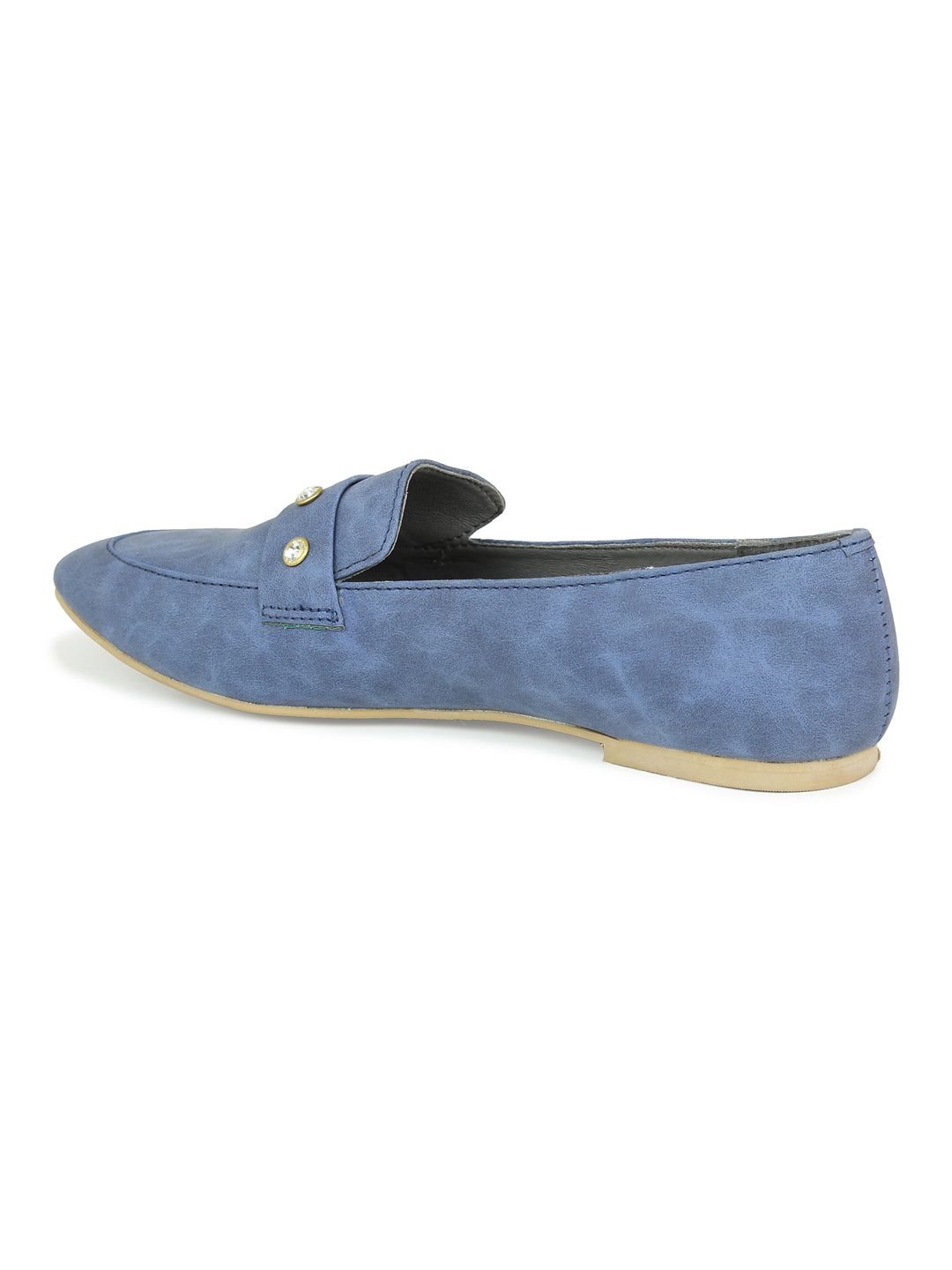 Footwear, Women Footwear, Blue,Moccasins