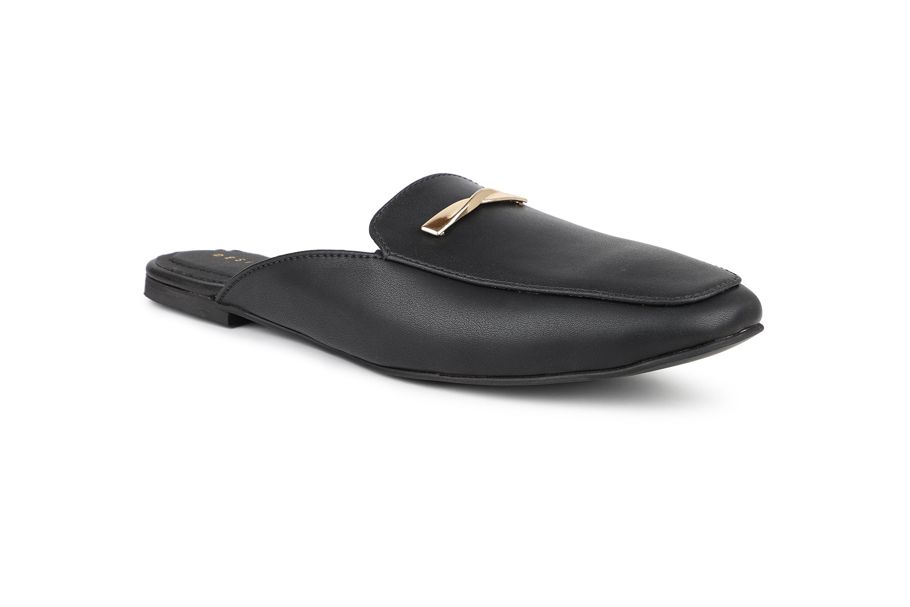 Footwear, Women Footwear, Black Mules