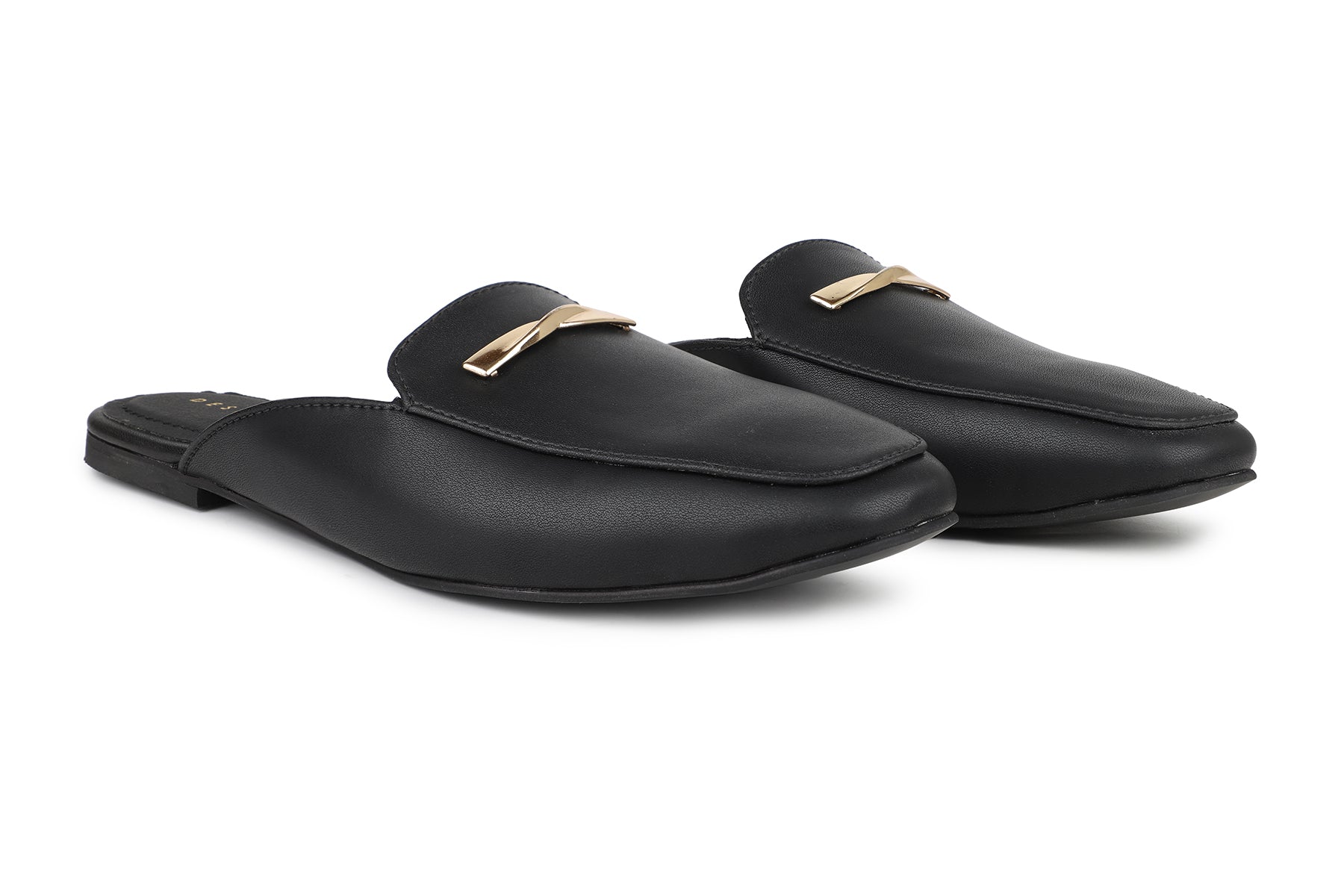 Footwear, Women Footwear, Black Mules