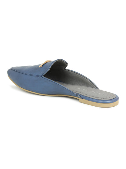 Footwear, Women Footwear, Blue,Mules