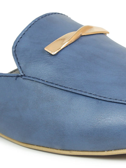 Footwear, Women Footwear, Blue,Mules