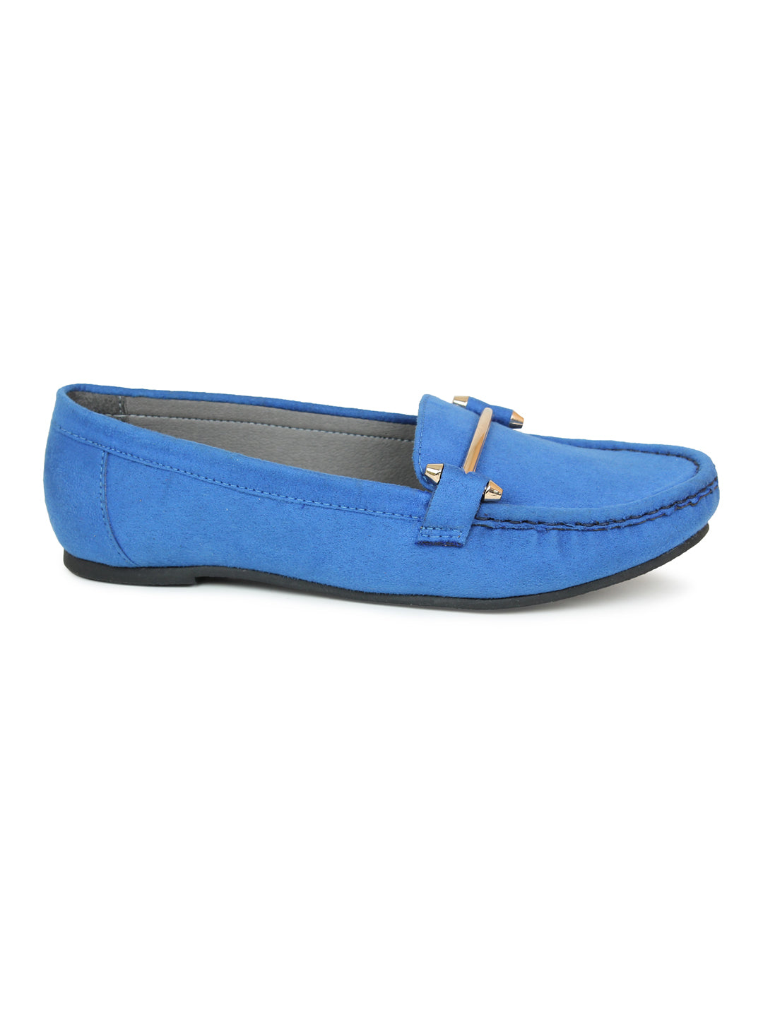 Footwear, Women Footwear, Blue,Moccasins