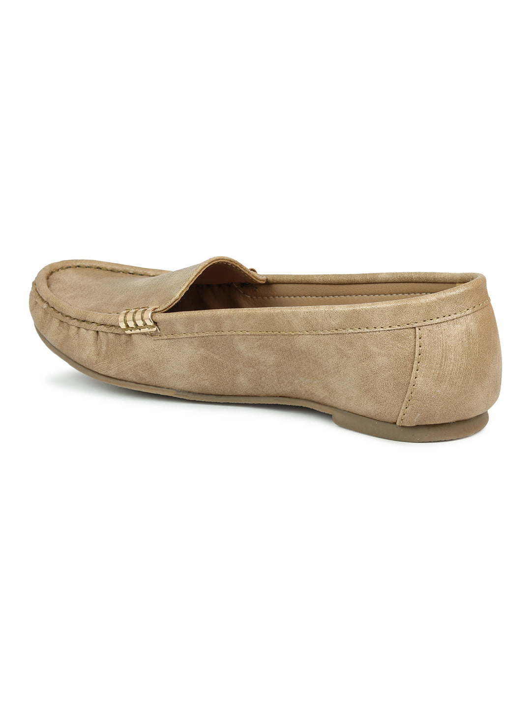 Footwear, Women Footwear, Beige,Moccasins