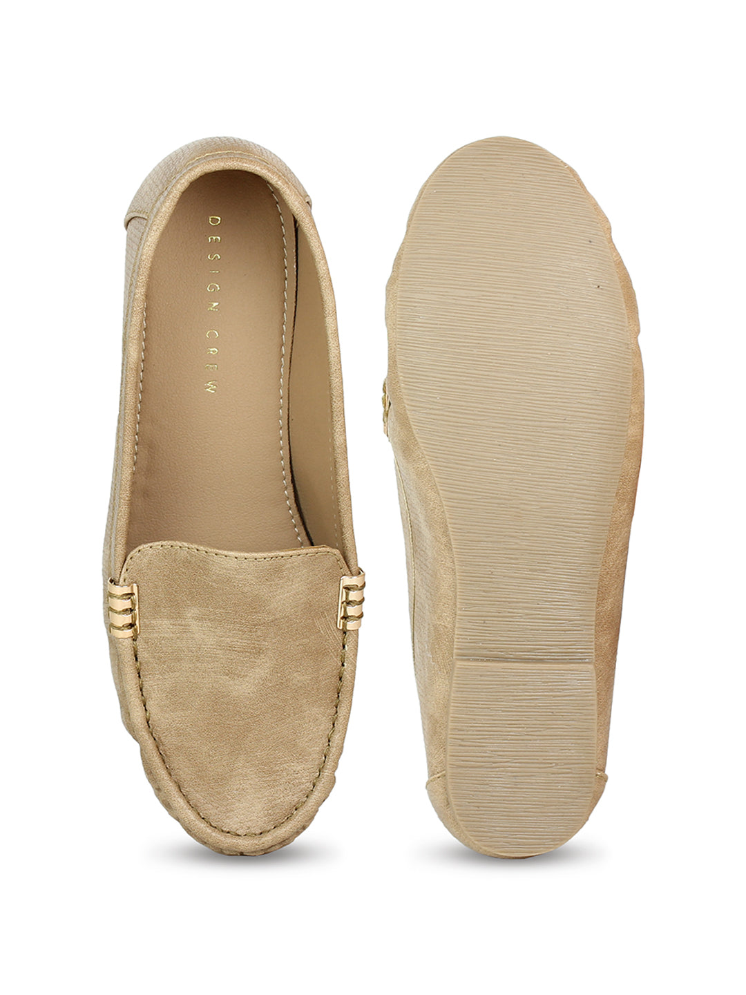 Footwear, Women Footwear, Beige,Moccasins