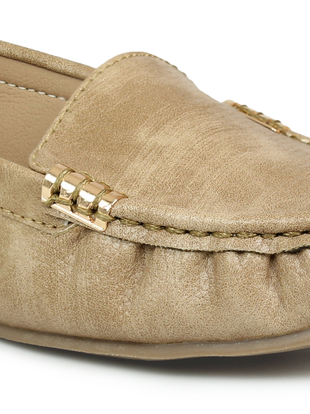 Footwear, Women Footwear, Beige,Moccasins