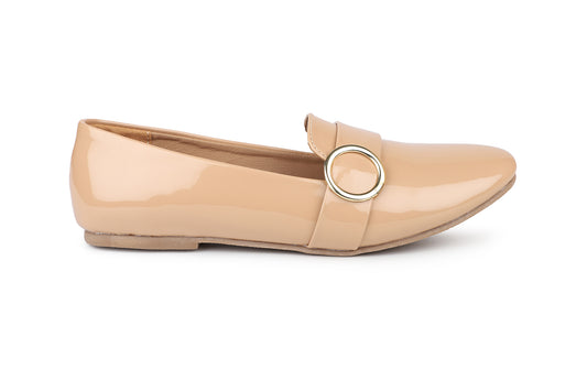 Footwear, Women Footwear, Beige,Moccasins