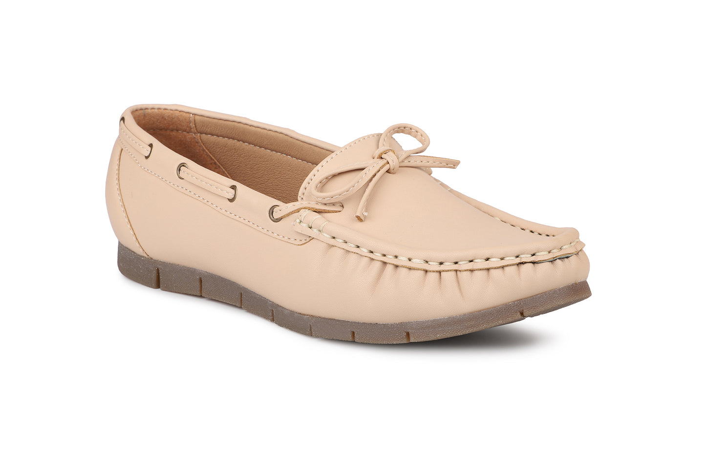 Footwear, Women Footwear, Beige,Moccasins