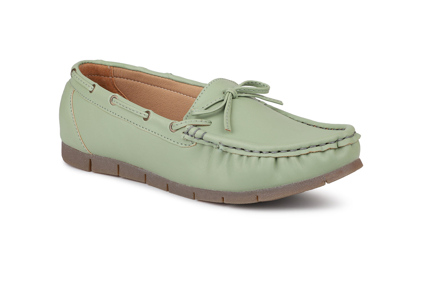 Footwear, Women Footwear, Green,Moccasins