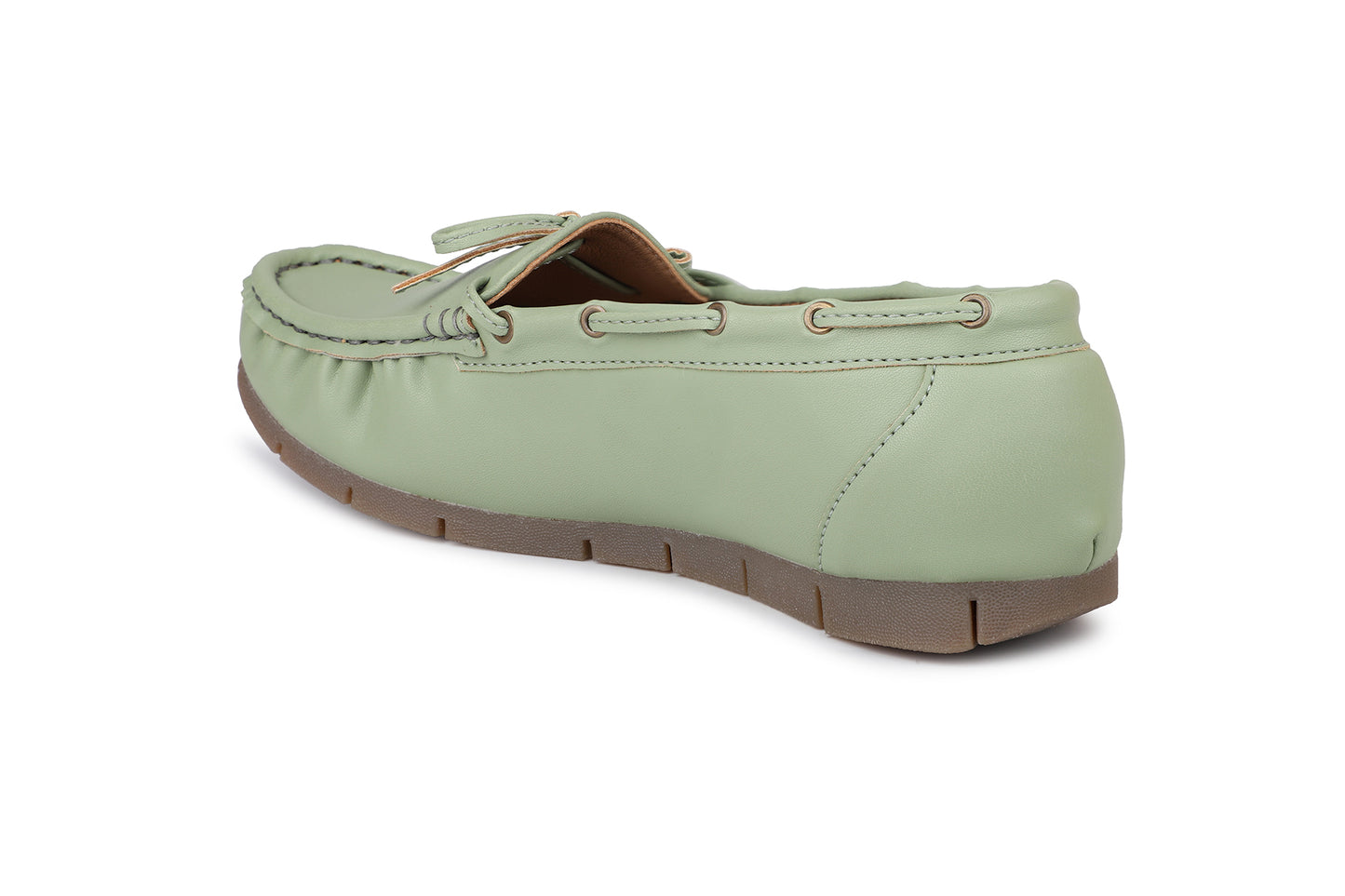 Footwear, Women Footwear, Green,Moccasins