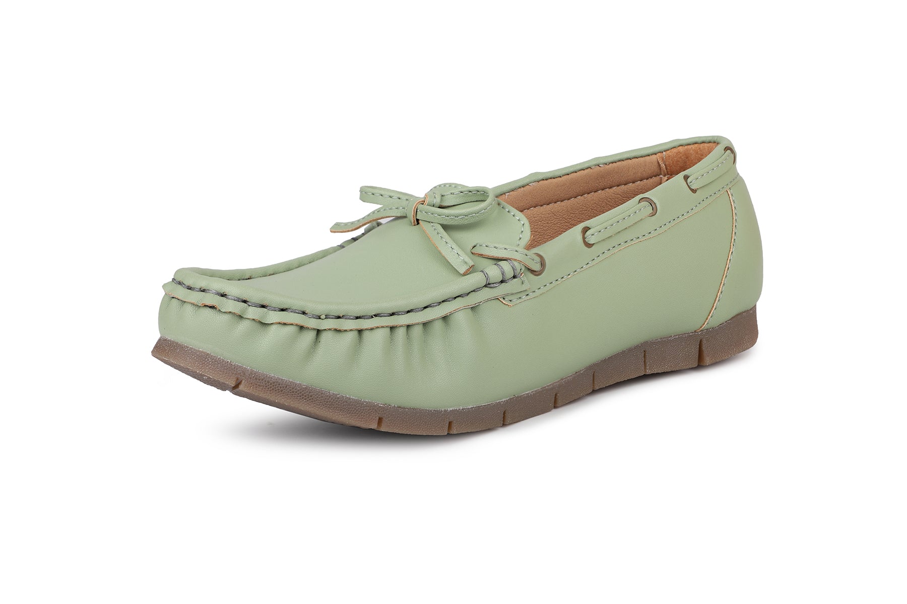 Footwear, Women Footwear, Green,Moccasins