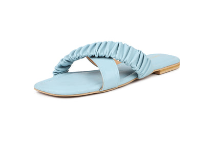 Footwear, Women Footwear, Light Blue,Flats