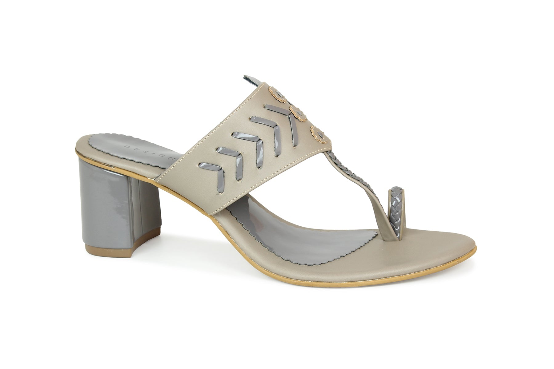 Footwear, Women Footwear, Grey Sandals