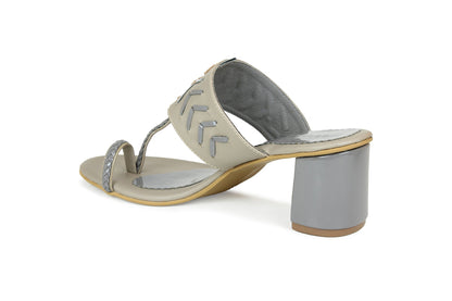 Footwear, Women Footwear, Grey Sandals