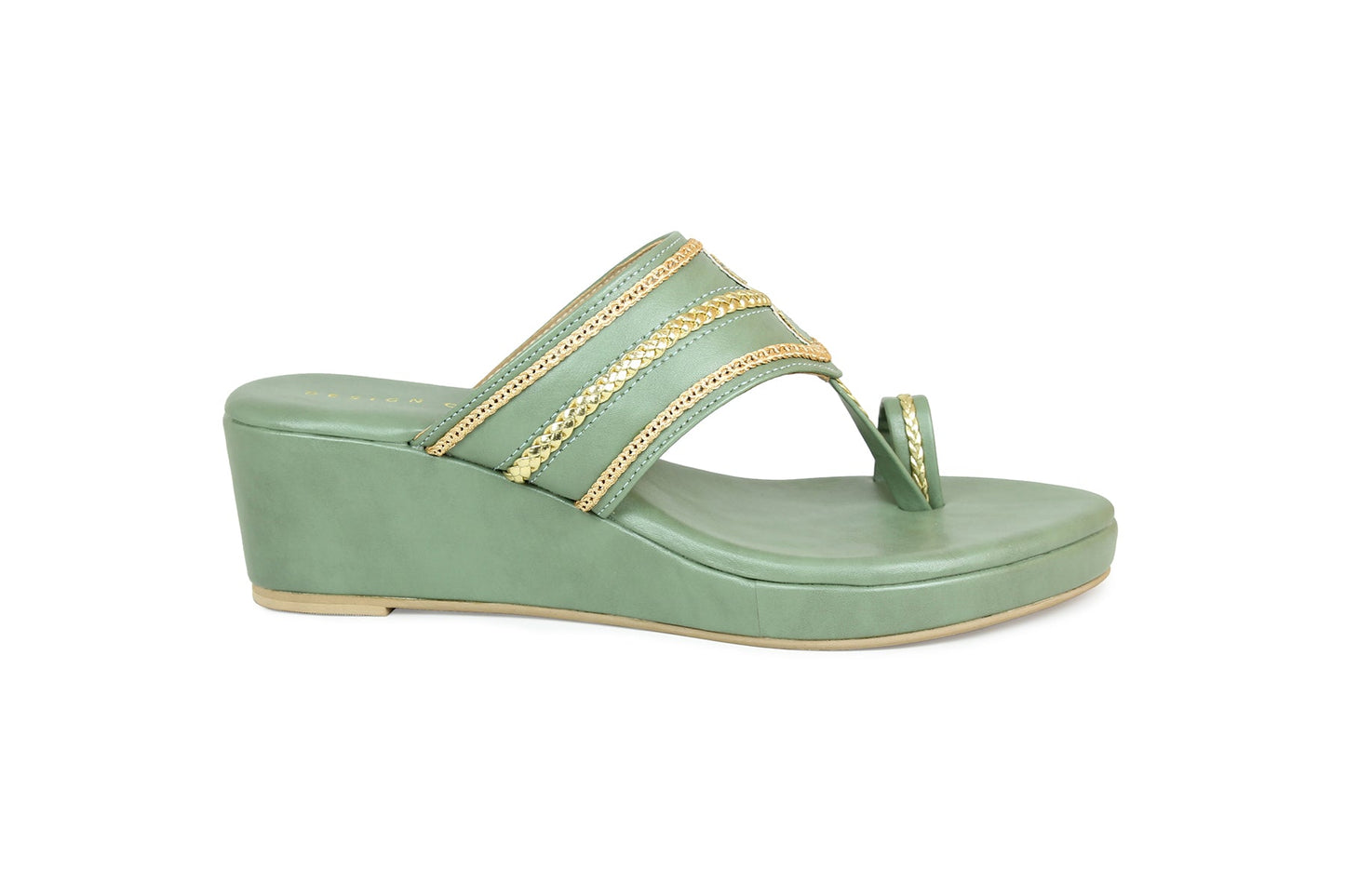 Footwear, Women Footwear, Sea Green Wedges