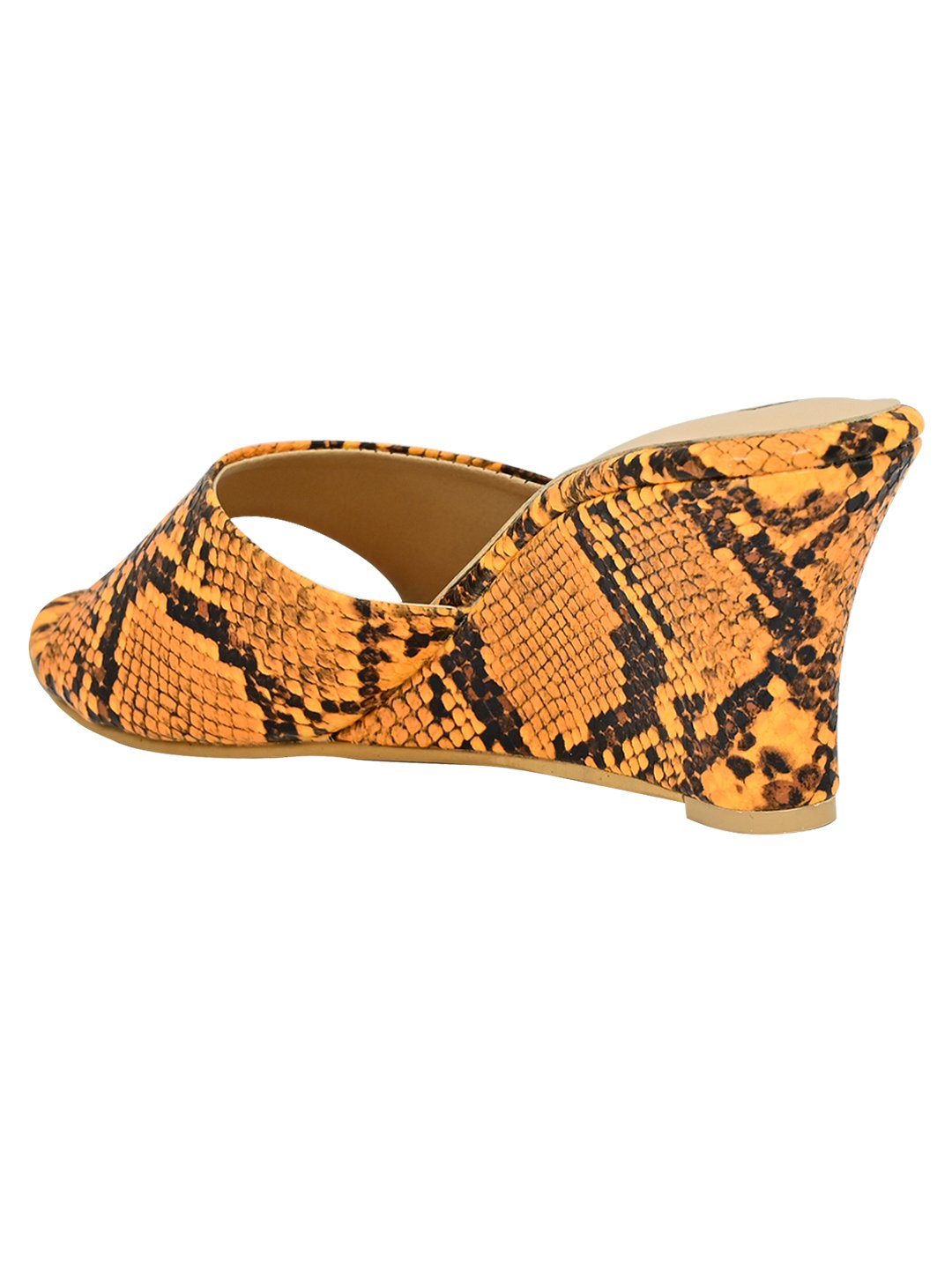 Footwear, Women Footwear, Mustard Wedges