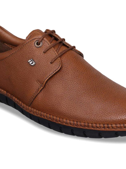 Footwear, Men Footwear, Tan Derby Shoes