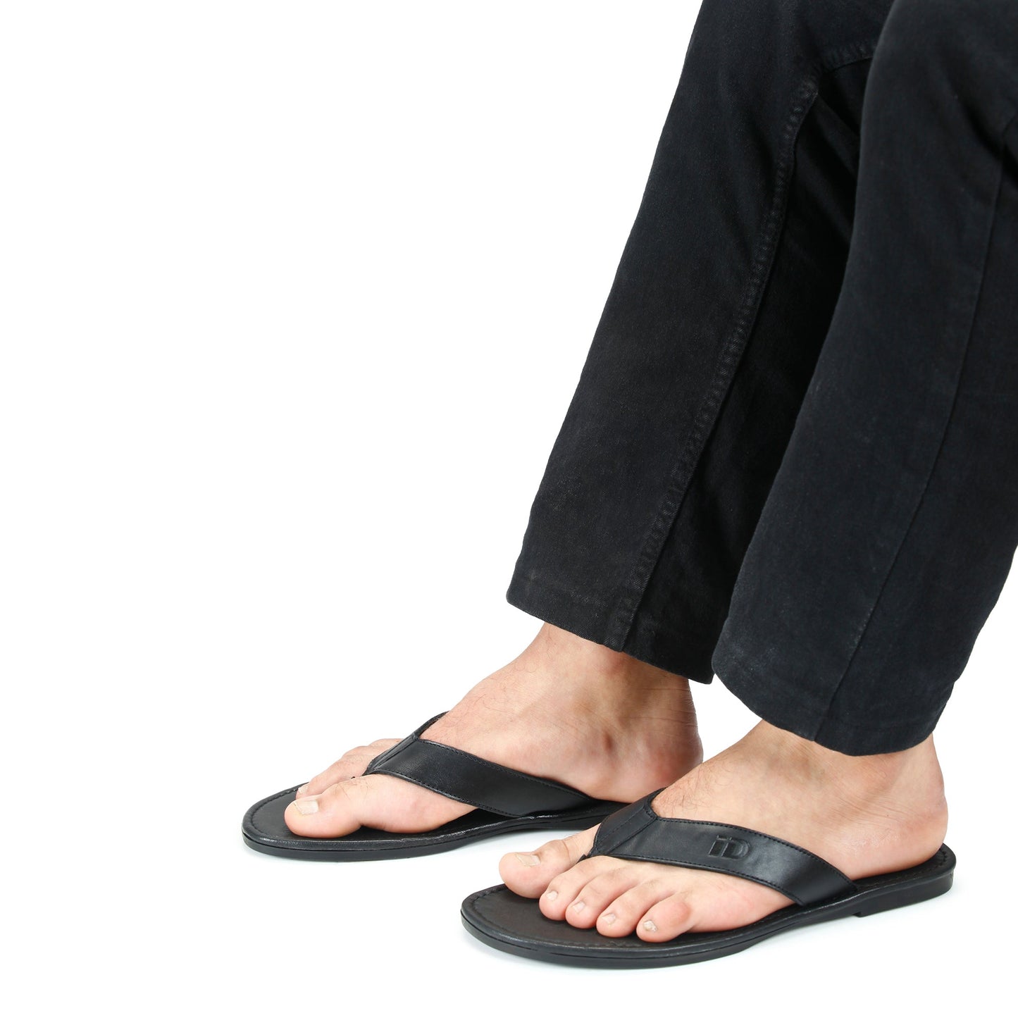 Footwear, Men Footwear, Black Sandals