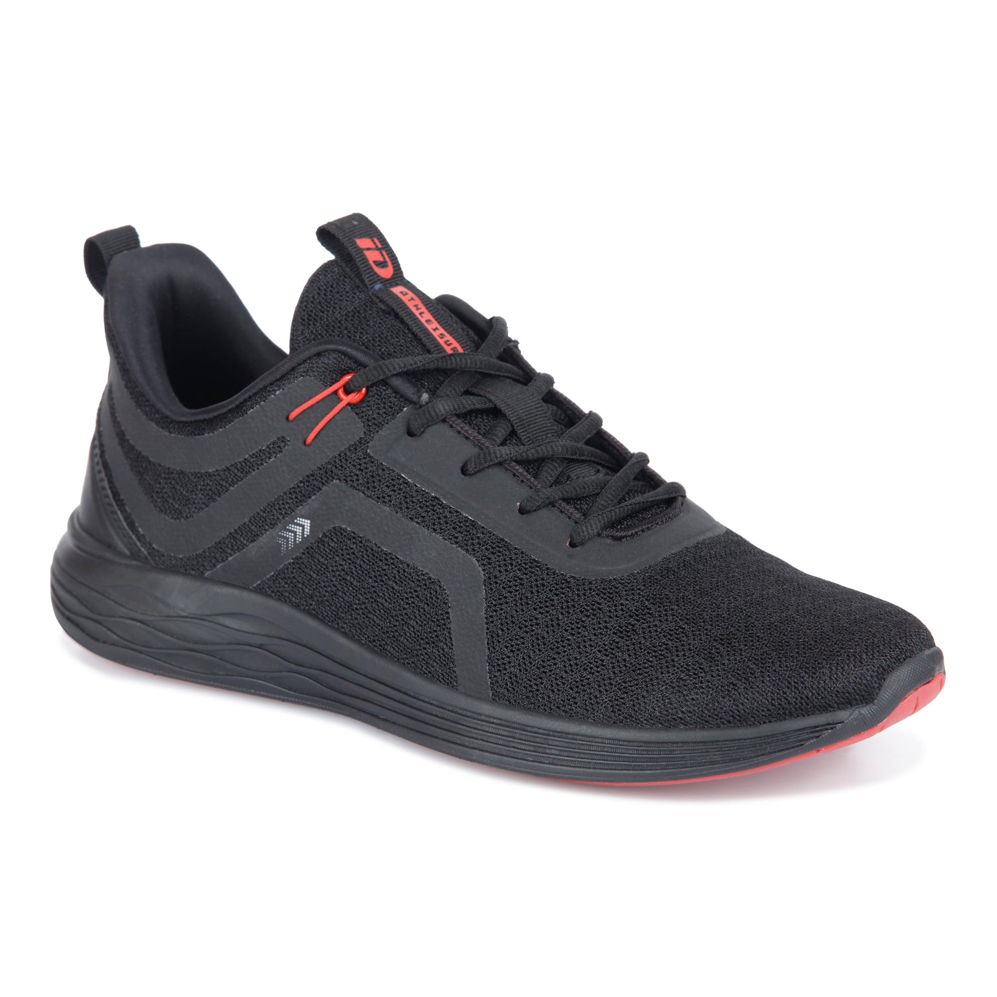 Footwear, Men Footwear, Black Running Shoes