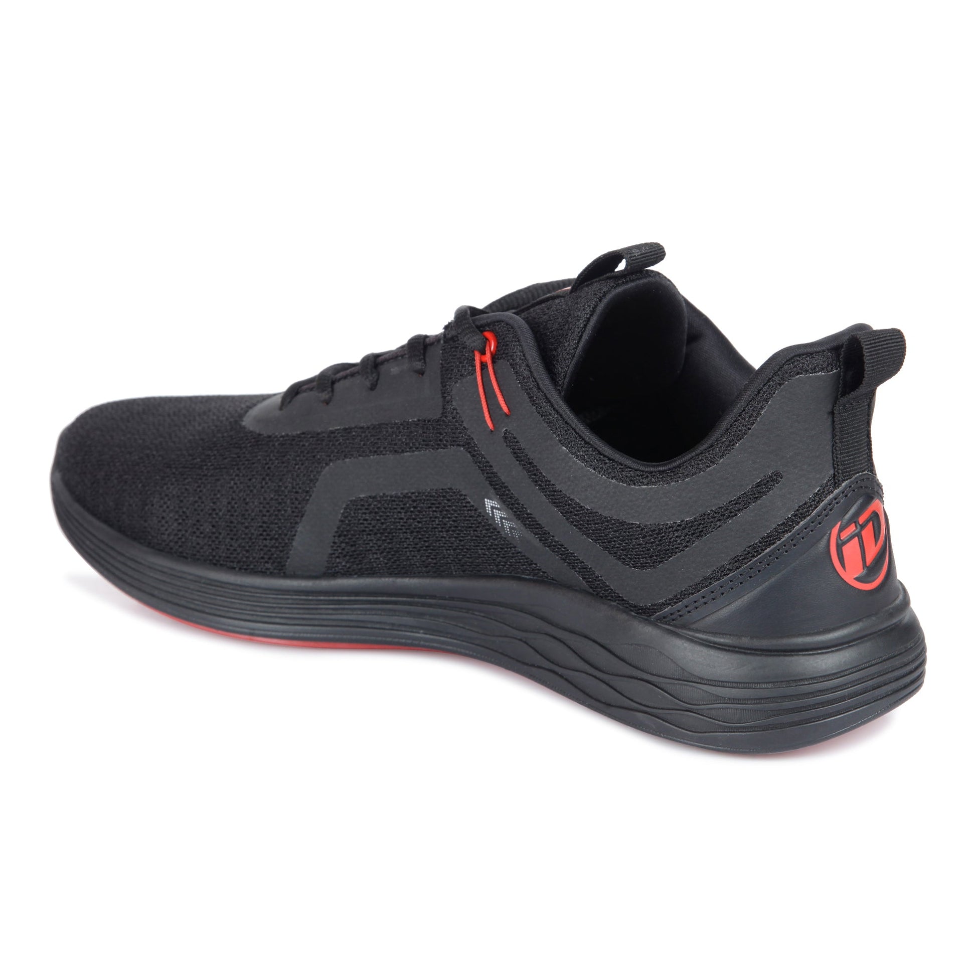 Footwear, Men Footwear, Black Running Shoes