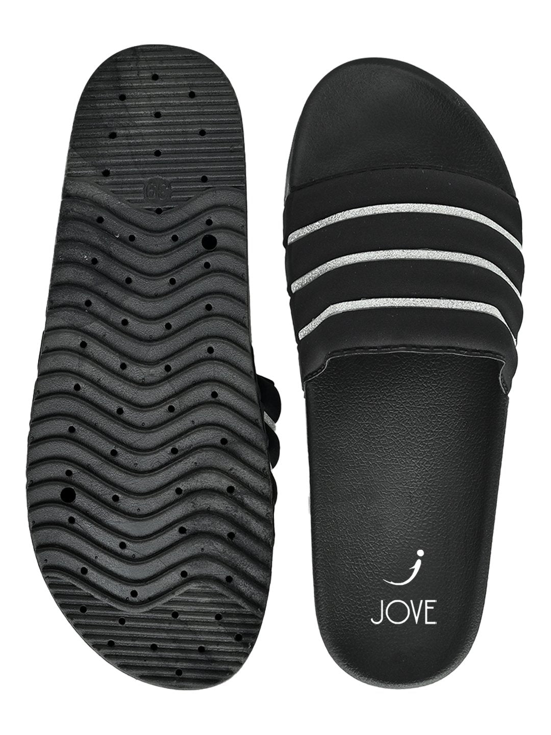 Footwear, Women Footwear, Black Sandals