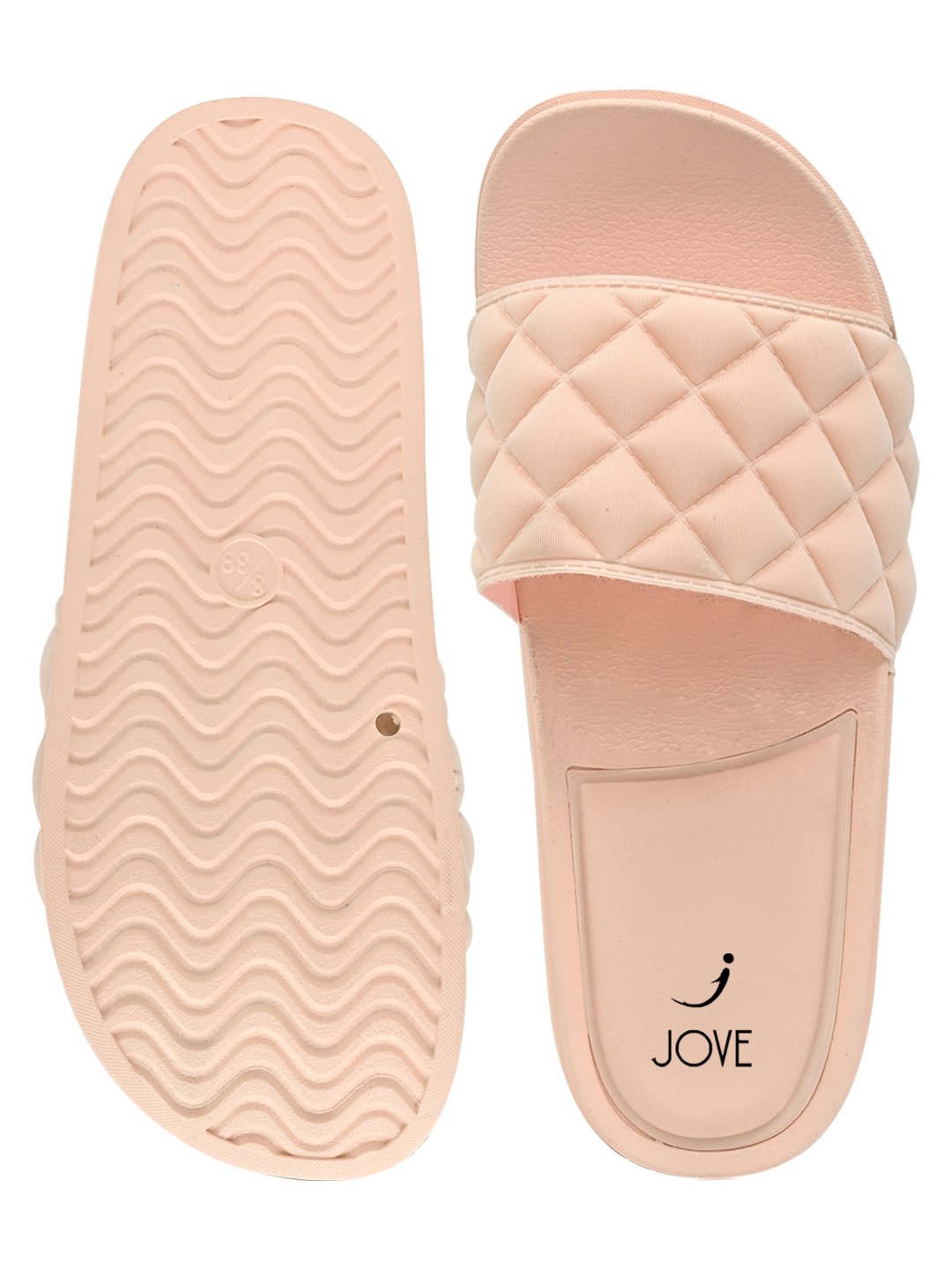 Footwear, Women Footwear, Pink Slides