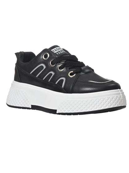 Footwear, Women Footwear, BLACK, Casual Sneaker