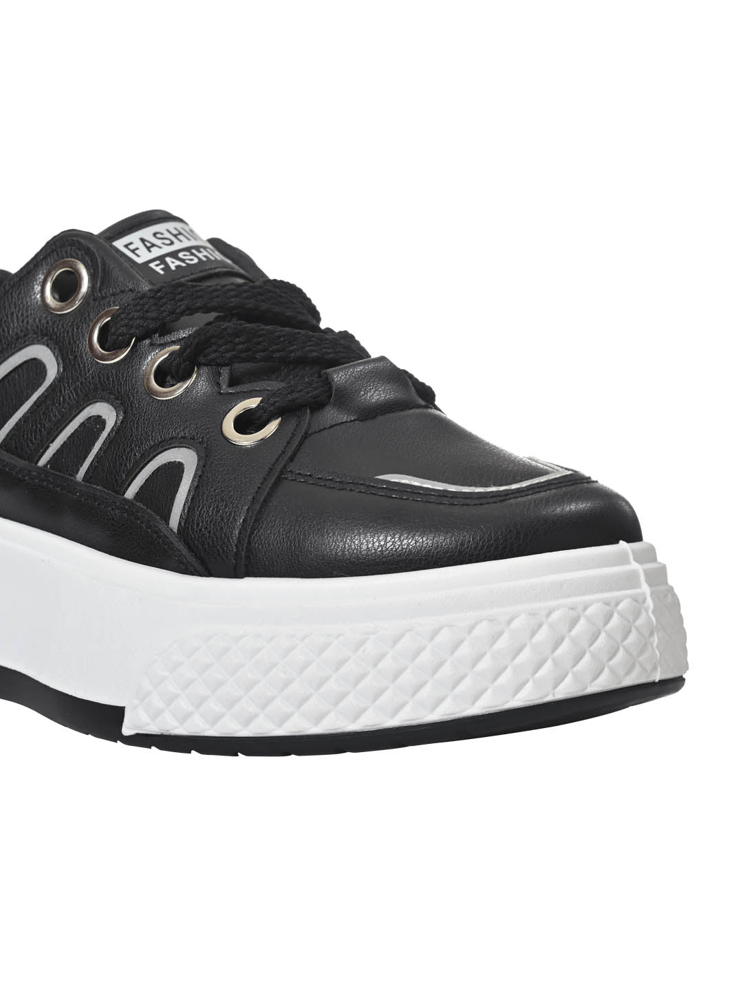 Women BLACK SOLID Casual Sneaker