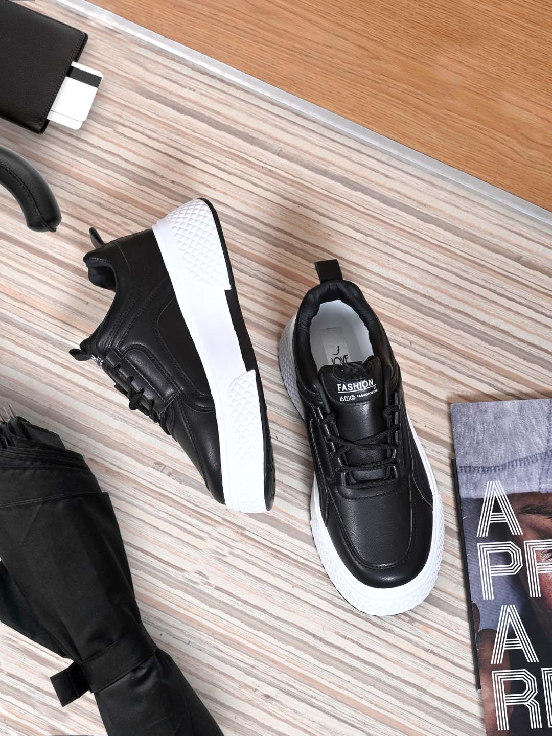 Footwear, Women Footwear, BLACK, Casual Sneaker