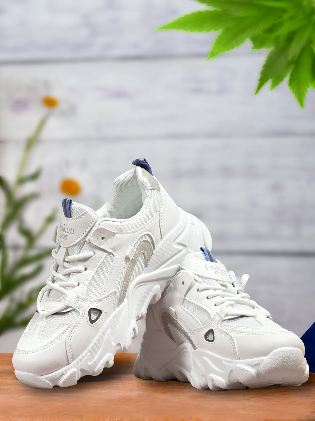 Footwear, Women Footwear, WHITE BLUE, Casual Sneaker