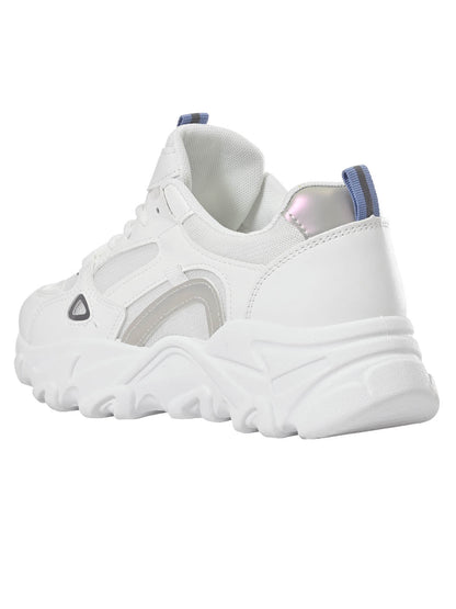 Footwear, Women Footwear, WHITE BLUE, Casual Sneaker