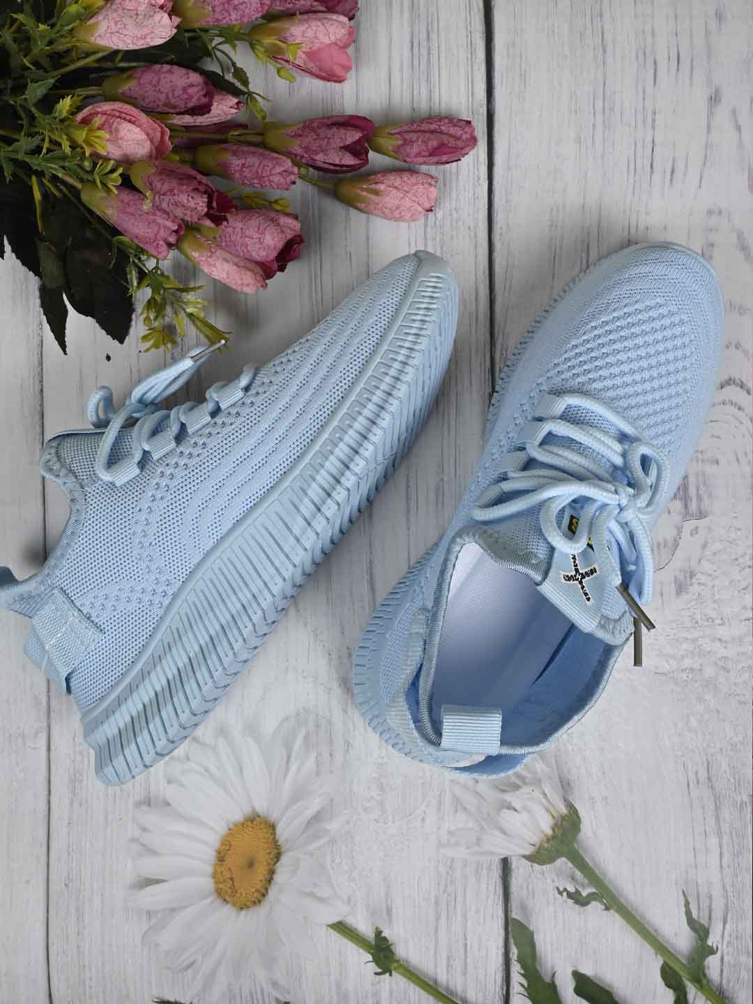 Footwear, Women Footwear, Blue Sneakers