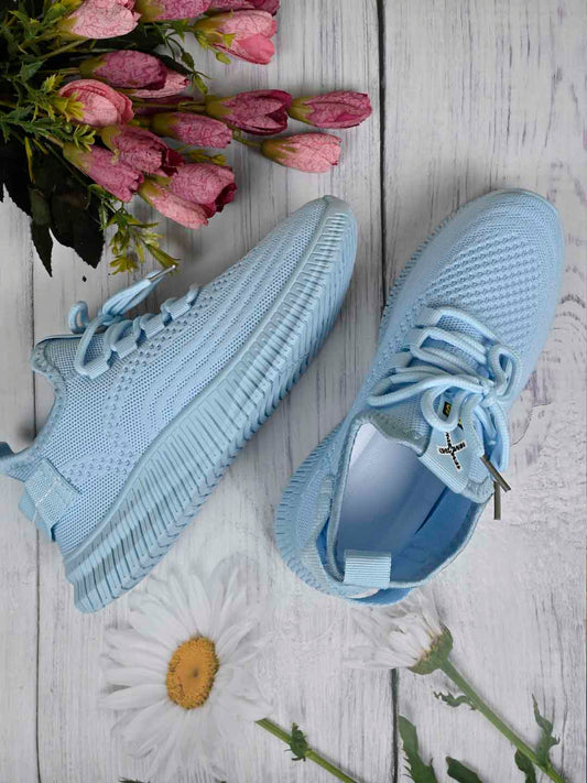 Footwear, Women Footwear, Blue Sneakers