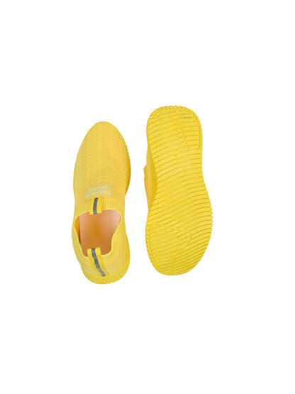 Footwear, Women Footwear, Yellow Sneakers