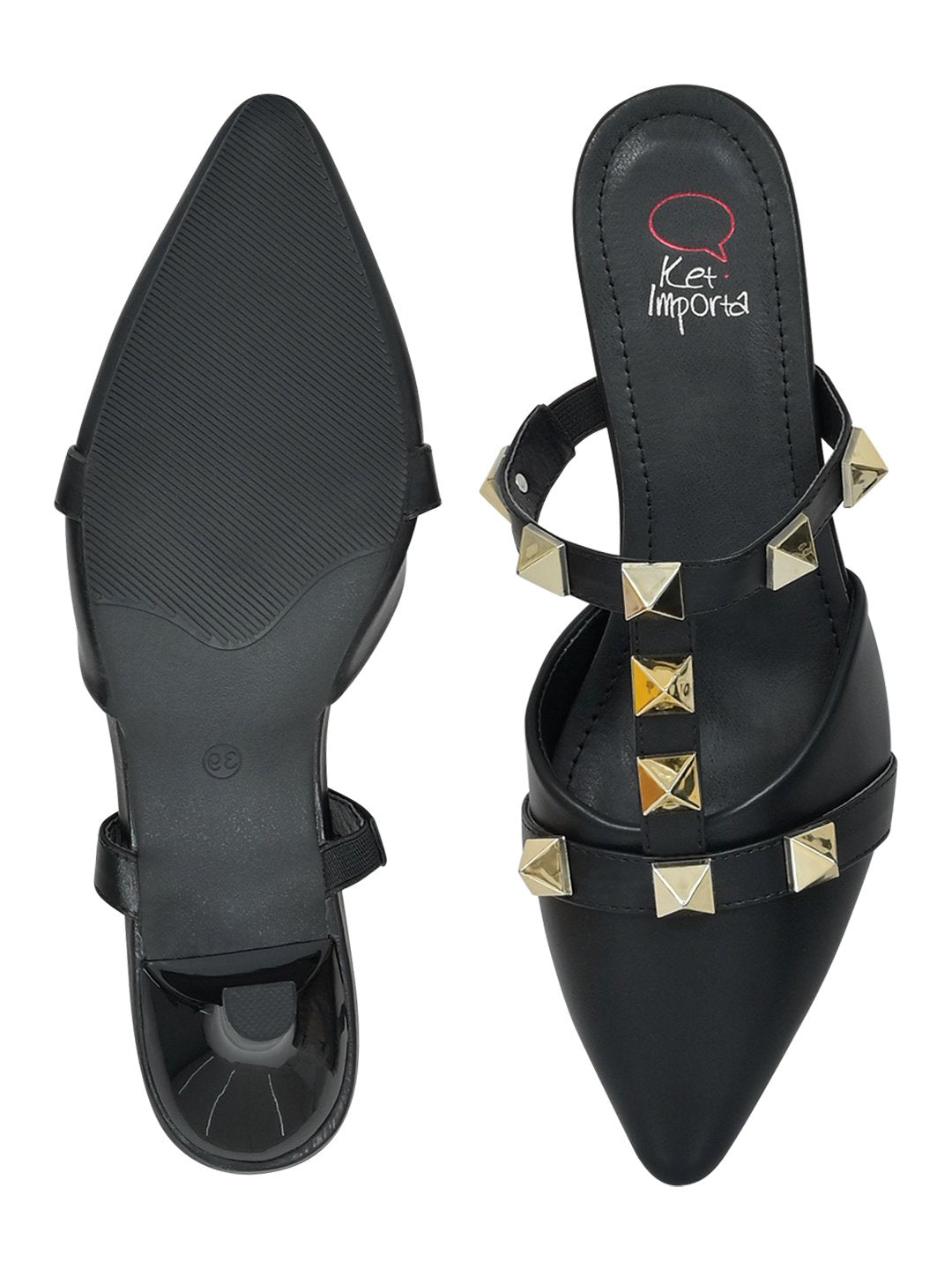 Footwear, Women Footwear, Black Sandals