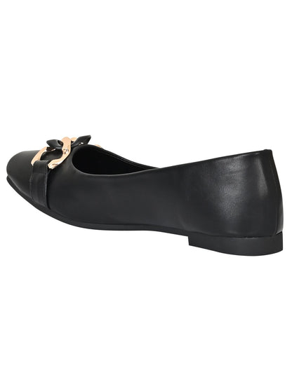 Women Footwear, Black Ballerinas