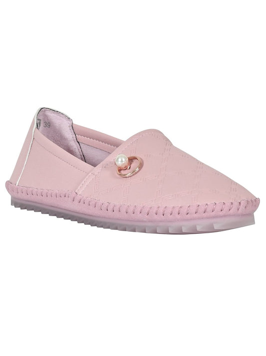 Footwear, Women Footwear, Pink Loafers