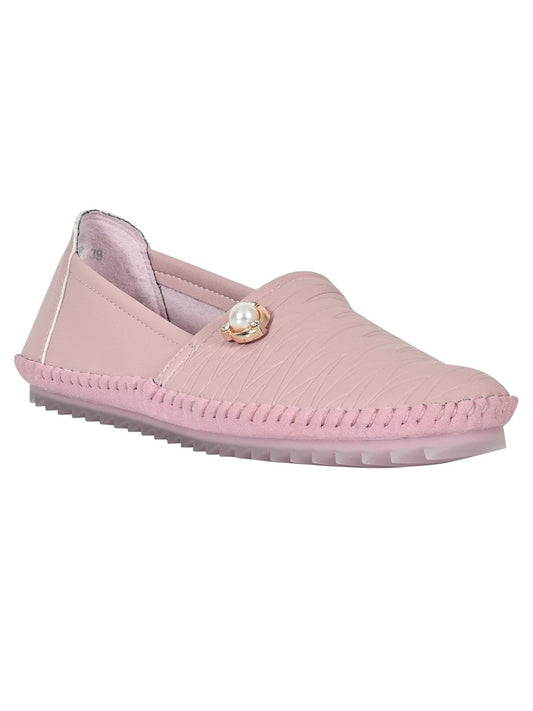 Footwear, Women Footwear, Pink Loafers