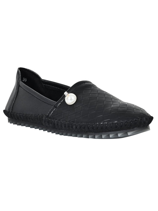 Footwear, Women Footwear, Black Loafers